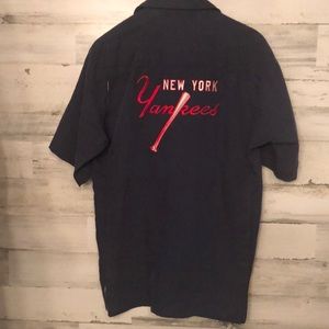 NY Yankees embroidered shirt.